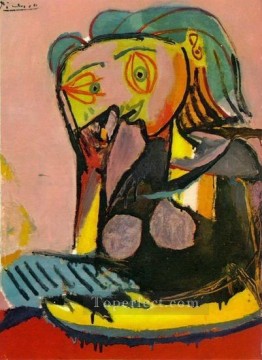  cubist - Woman leaning 3 1938 cubist Pablo Picasso